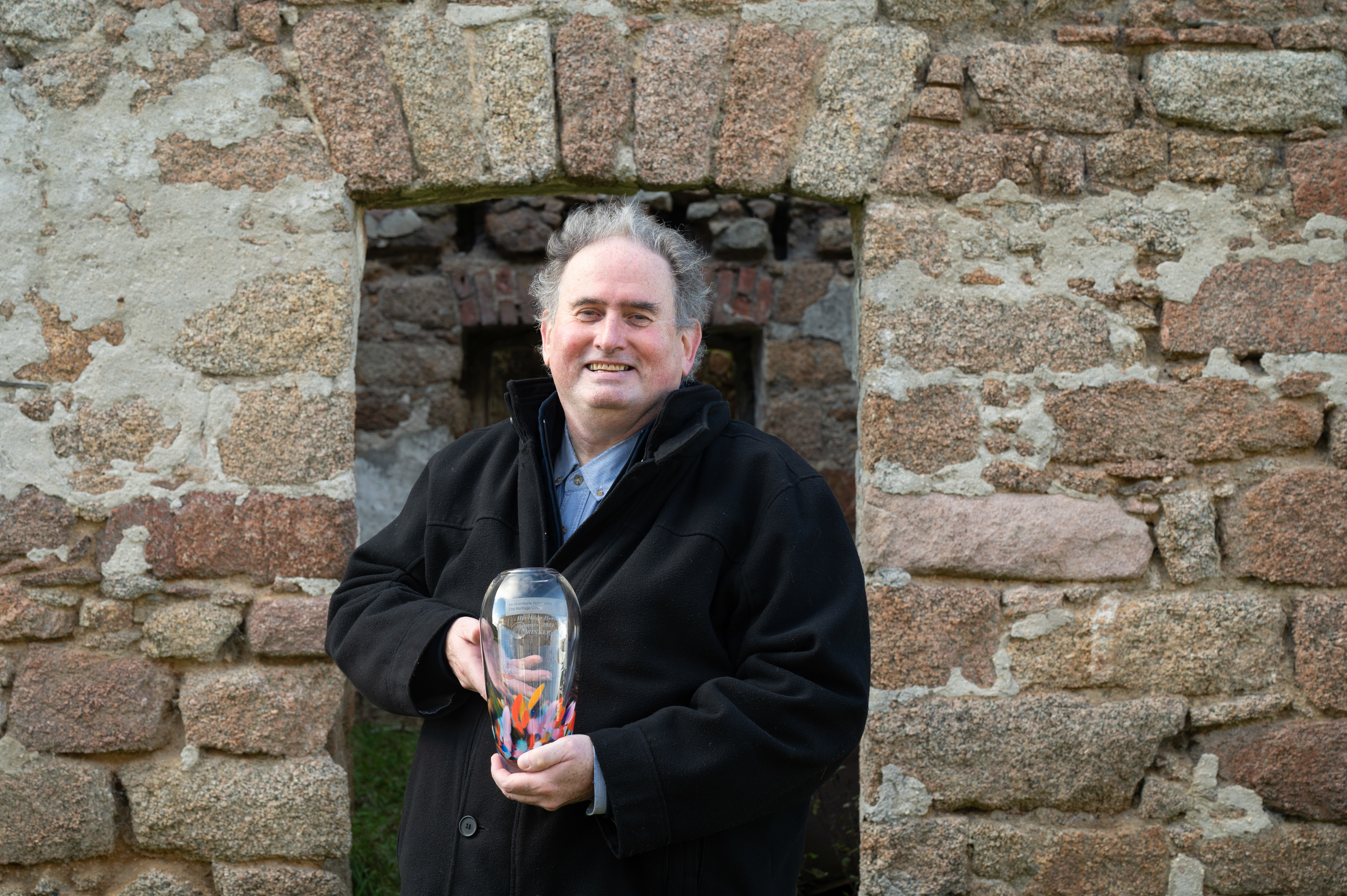 Patrick Boner, Heritage Hero 2021 (Photo: Clive Wasson)
