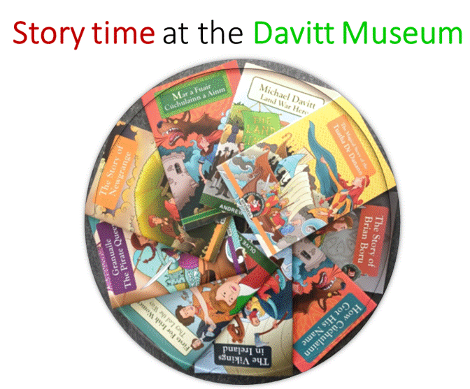 Story time at the Davitt Museum