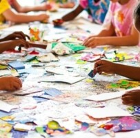 Heritage at Risk Paper Quilt Childrens Art Workshop