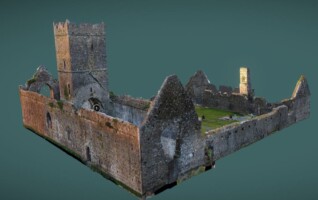 Clare Abbey, Clarecastle, Co. Clare– Then & Now – a 3D Journey