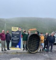 Léacht ar an mbád Currach na Bóinne - talk on Boyne Currach