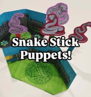 Snake Stick Puppets at Dublin Castle