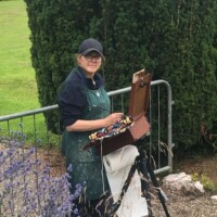 Plein Air demonstration at Emo Court