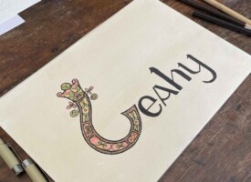 Book of Kells-style Writing Workshop Ardgillan Castle
