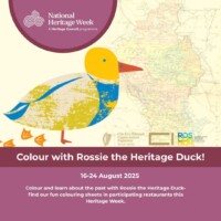 Colour with Rossie the Heritage Duck