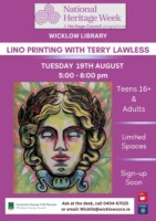 Terry Lawless Linocut Workshop