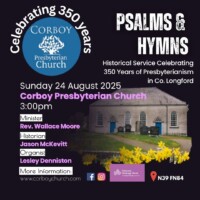 Psalms & Hymns: Celebrating 350 years of Presbyterianism in Longford