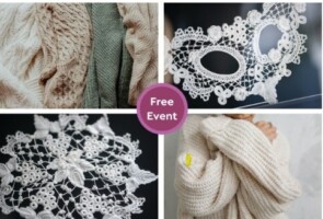 Display of Aran Knitting, Clones Lace & St Brigid's Crosses