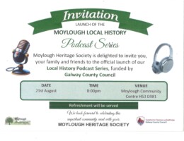 Launch of Moylough Heritage Society Podcact Series