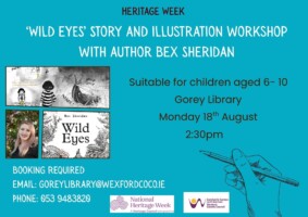 Story and Illustration Workshop with 'Wild Eyes' author, Bex Sheridan