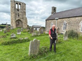 Exploring Nobber’s Cemetery for the Location of the Twelfth-Century Medieval Church.
