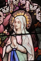 Exploring the Earley Studio Stained Glass in the Church of the Holy Family, Tubber