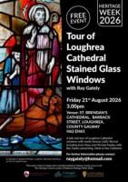 Tour of  Loughrea  Cathedral  Stained Glass  Windows