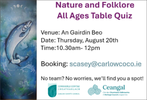 Nature and Folklore All Ages Table Quiz @ An Gairdin Beo