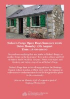 Nolan's Forge Open Day Show and Tell