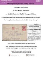 "A Kilkenny man's letters from Richmond Barracks, Wakefield Prison and Frongoch Tom Treacy, Dean St. and the aftermath of the 1916 Rising in Kilkenny."