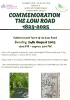 Commemorative 200th Anniversary of the Construction of the Low Road