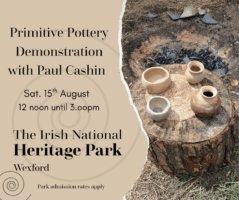 Primitive Pottery Demonstration with Paul Cashin