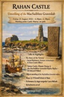 Rahan Castle, 'Girona', and official unveiling of McSwyne's Graveslab replica