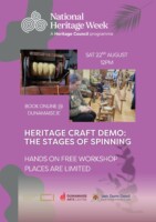 Heritage Craft Demo- The Stages of Spinning