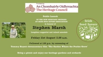 Official Opening of the Stephen Marsh Heritage Orchard