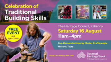 A Celebration of Traditional Building Skills 