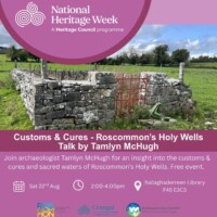Talk by Tamlyn McHugh on Customs & Cures - Roscommon's Holy Wells