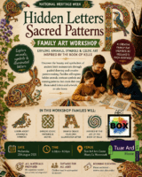 Hidden Letters- Sacred Patterns - Art Workshop