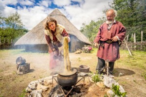 Wool Dyeing and Spinning
