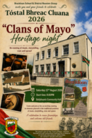 Tóstal Bhreac-Cluana, Ballyhaunis 20-22 August 2026.