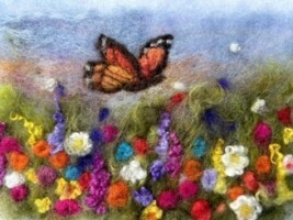 Afternoon Tea and Needle Felted Pictures