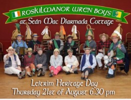 Roskilmanor Wren Boys at Seán Mac Diarmada's Cottage