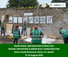 Traditional Lime Mortars in Practice: Mixing, Repointing & Minor Wall Consolidation