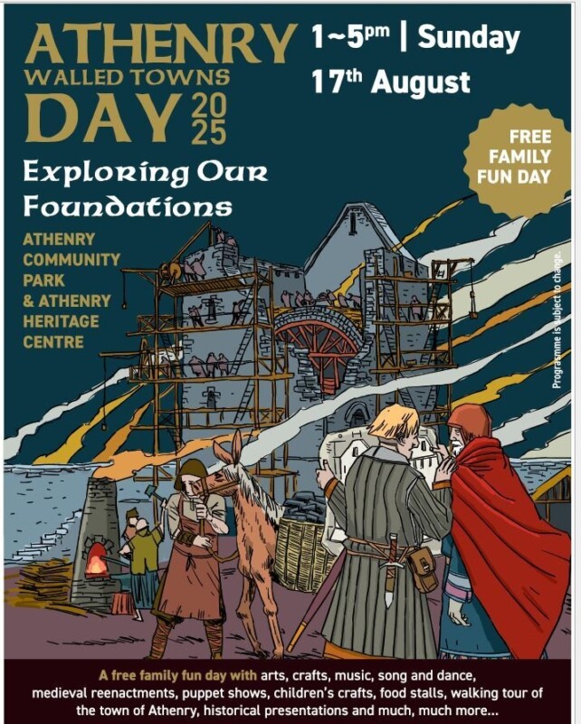 Athenry Walled Town Day Poster Heritage Week Website 2025