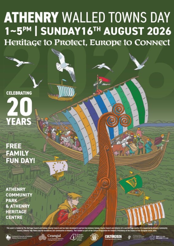 Athenry Walled Town Day 2026 Advance Poster 2 Athenry Walled Town Day 2026 Advance Poster 2