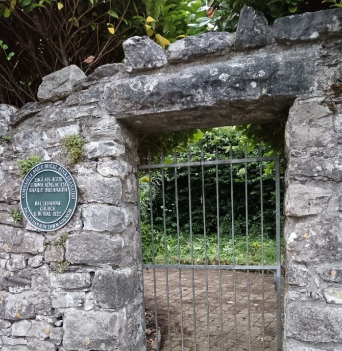 Ballyhanna entrance