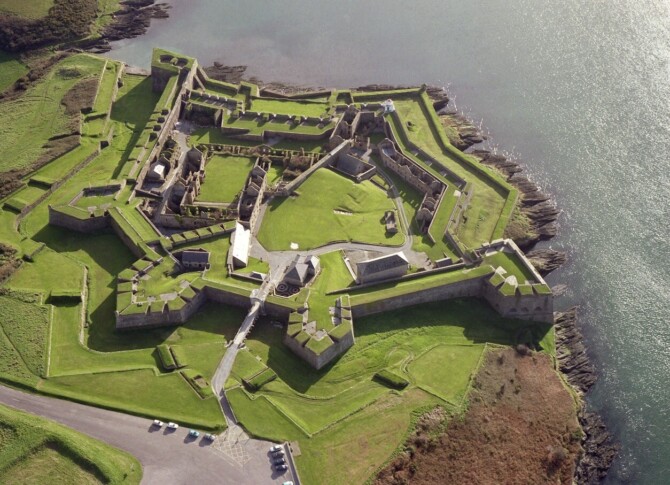 Charles Fort Aerial view OPW