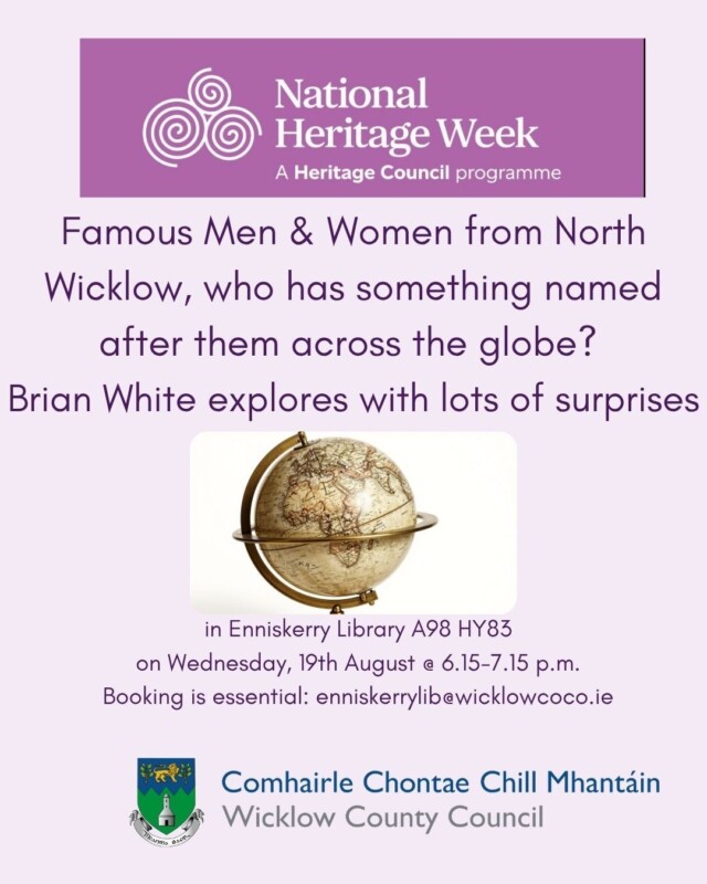Famous Men Women from North Wicklow Famous Men Women from North Wicklow