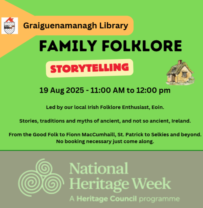 Graiguenamamagh heritage week event
