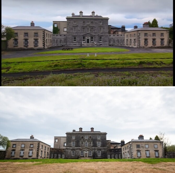 Hazelwood House Old and Recent View July 2025