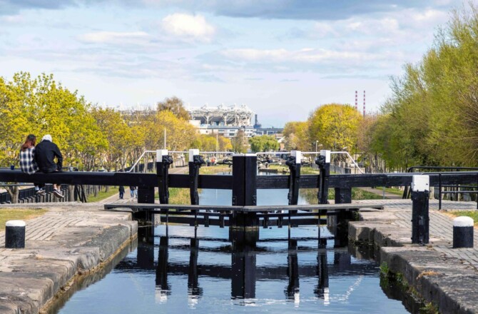 Ignore the bustle Royal Canal Dublin Redder but smaller