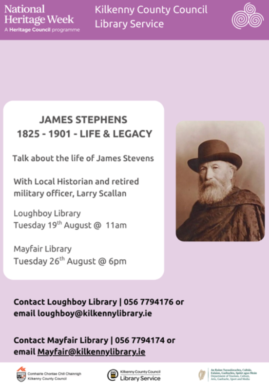 JAMES STEPHENS talks