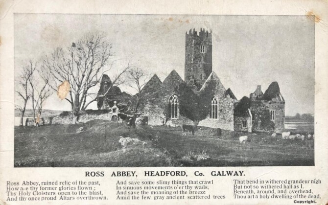 Ross Errilly Postcard