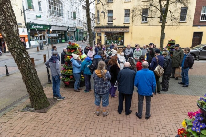 Shandon historical walking tour with Cllr Kieran Mc Carthy