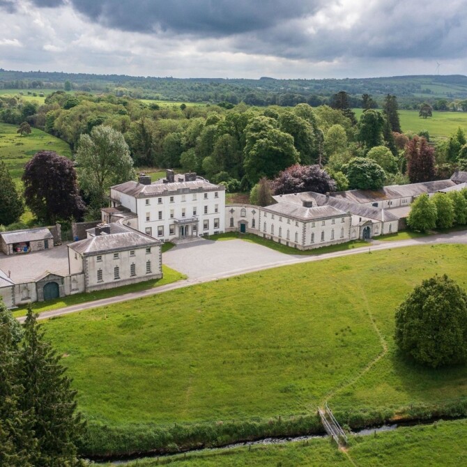 Aerial Strokestown Park House 1 Aerial Strokestown Park House 1