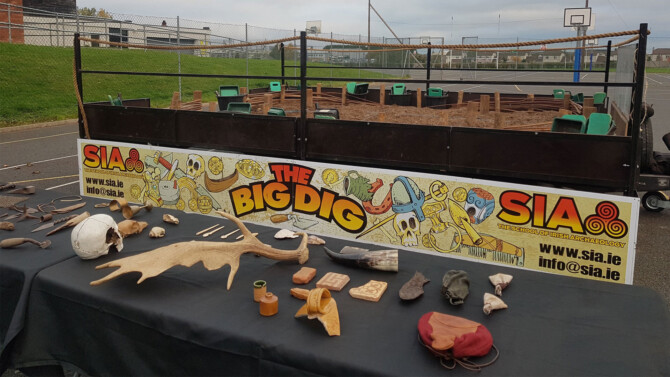 Big dig schools vikings