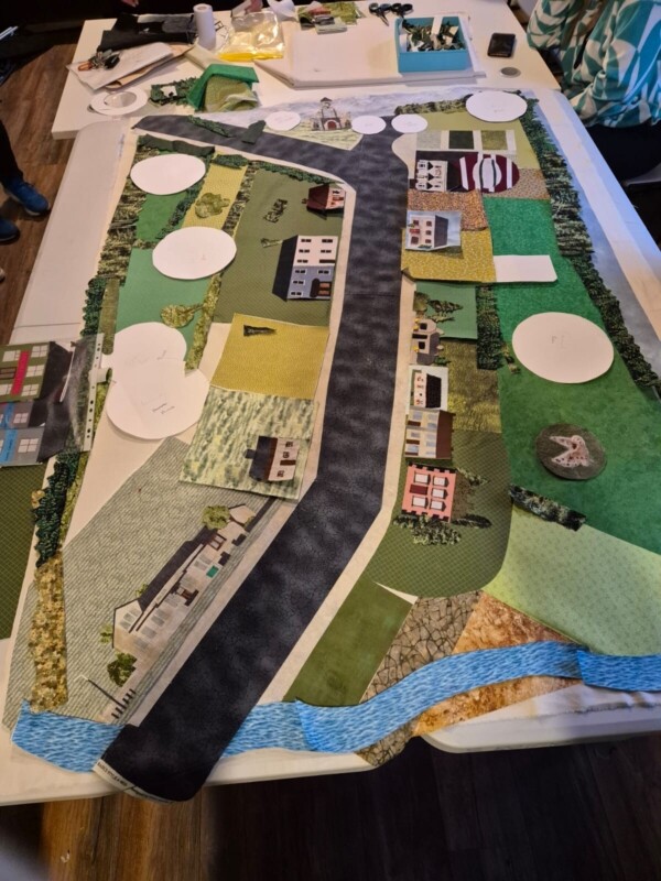 Creggs quilt work in progress Creggs quilt work in progress