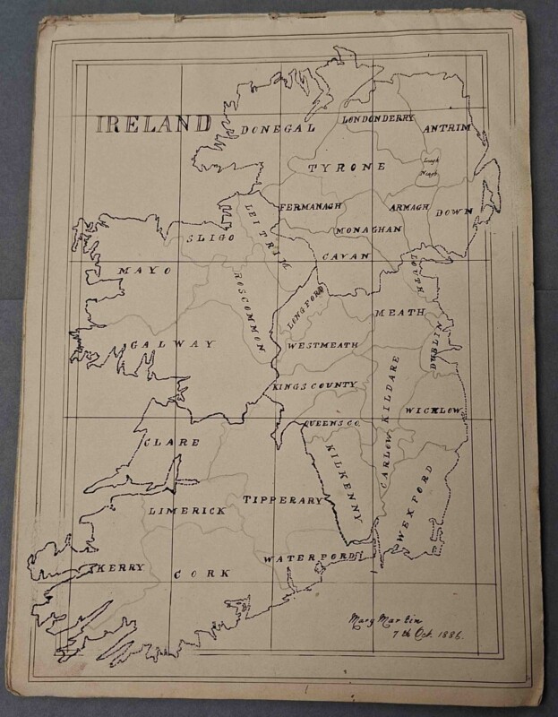 Handwritten map of ireland 1 Handwritten map of ireland 1