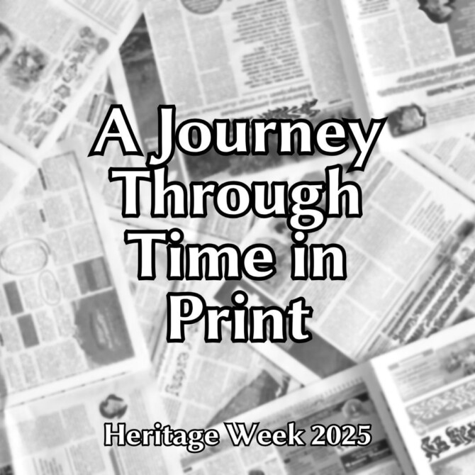 Heritage week papers exhibition Athlone library Instagram Post