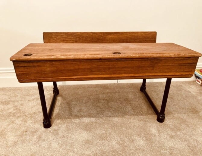 Old school desk